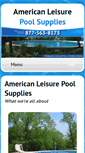 Mobile Screenshot of americanleisurepoolsupplies.com